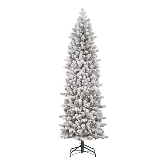 Black Box Trees Harma Slim Kunst-Weihnachtsbaum 260 cm – Green Frosted (Ausstellungsstück)